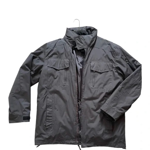 LONDON FOG Functional Outdoor Gear Reg Coat Jacket 2-in-1 Men's Size L - Picture 4 of 11